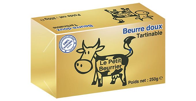Beurre Le Petit Beurrier 250g doux – Loyez Woessen France